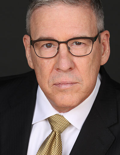 Randy Cole Suit with Glasses & Stern Expression